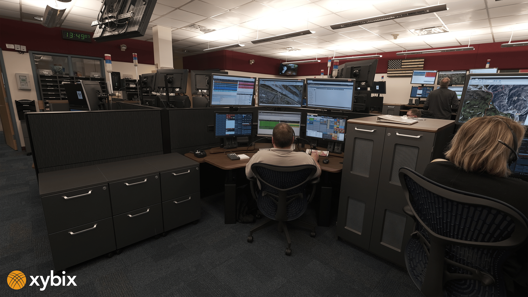 Broome County Emergency Services Photos Xybix Desks for 911 Dispatch